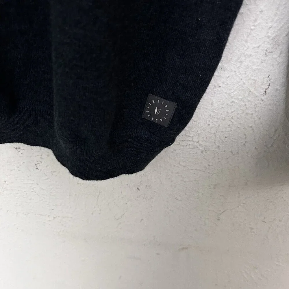 Linksoul Men's Quarter-Zip Sweater in Dark Blue